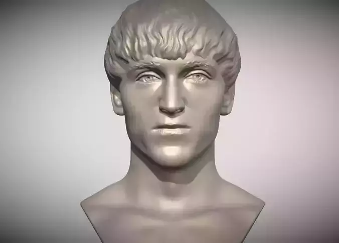 Logan Paul bust 3D print model