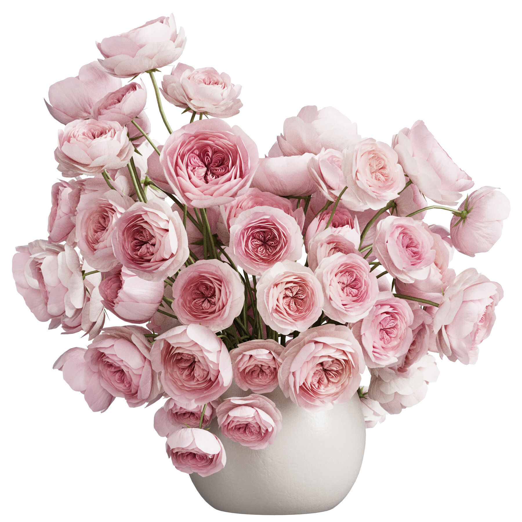 Flower In Vase 63 3D model_1