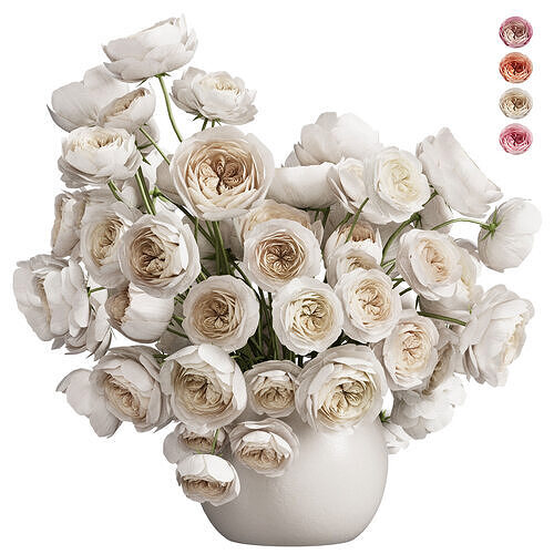 Flower In Vase 63 3D model