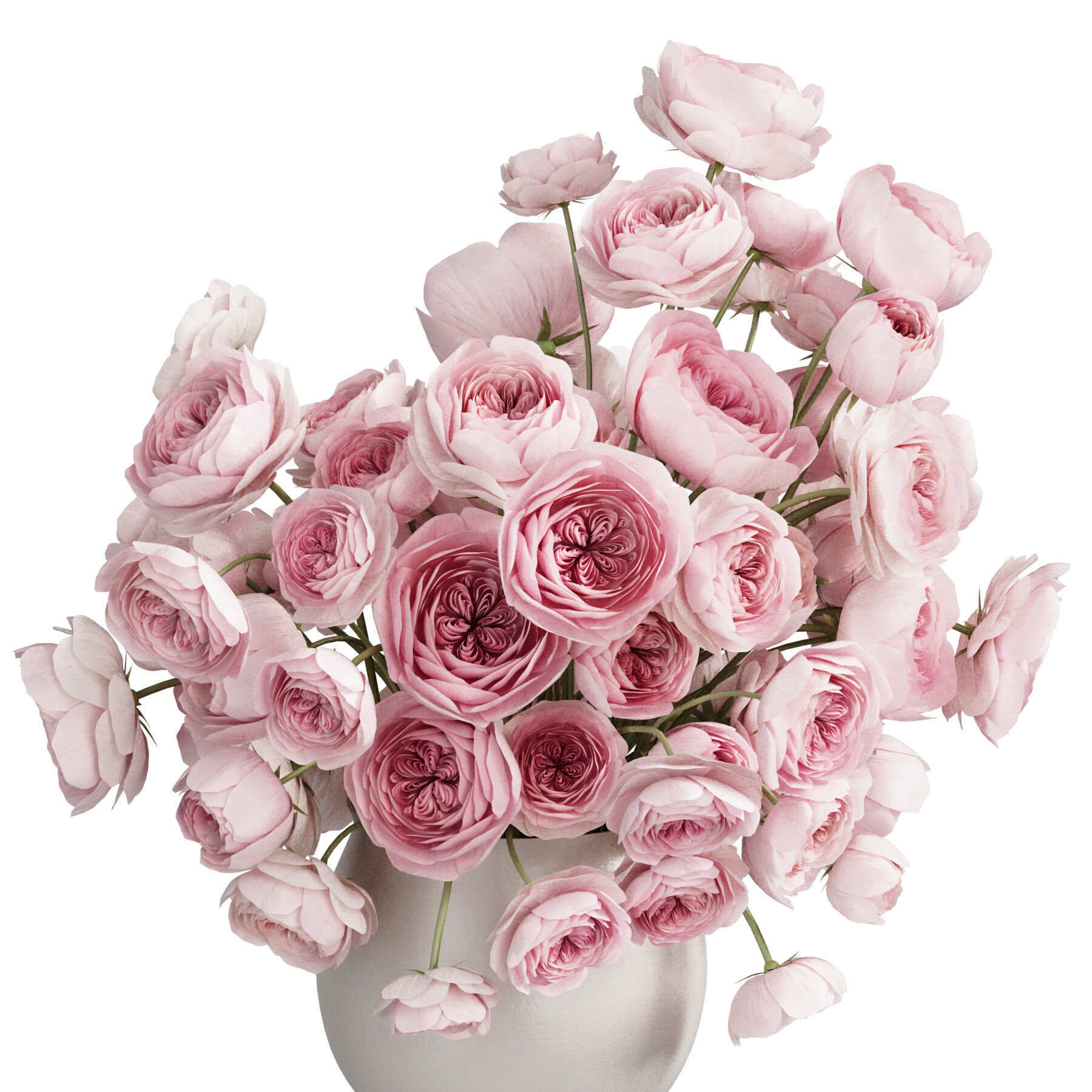 Flower In Vase 63 3D model_5