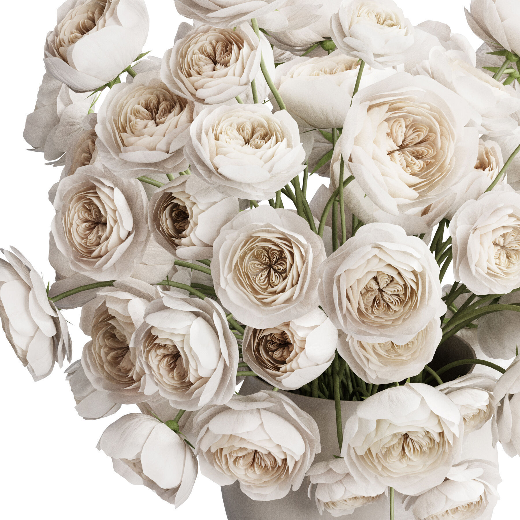 Flower In Vase 63 3D model_4