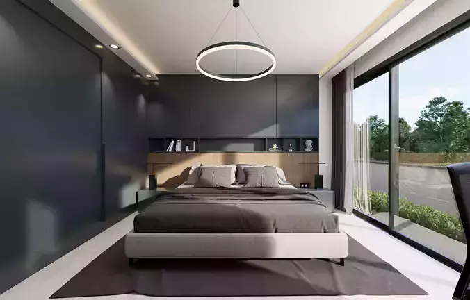 D5 render interior scene 3D model