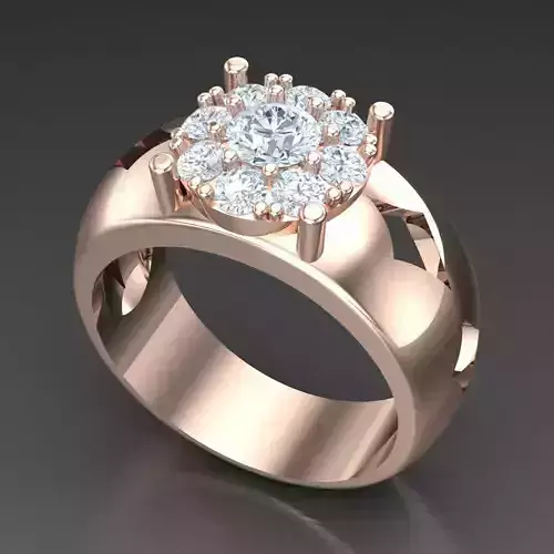 Diamond Accent Men Ring 6MR039