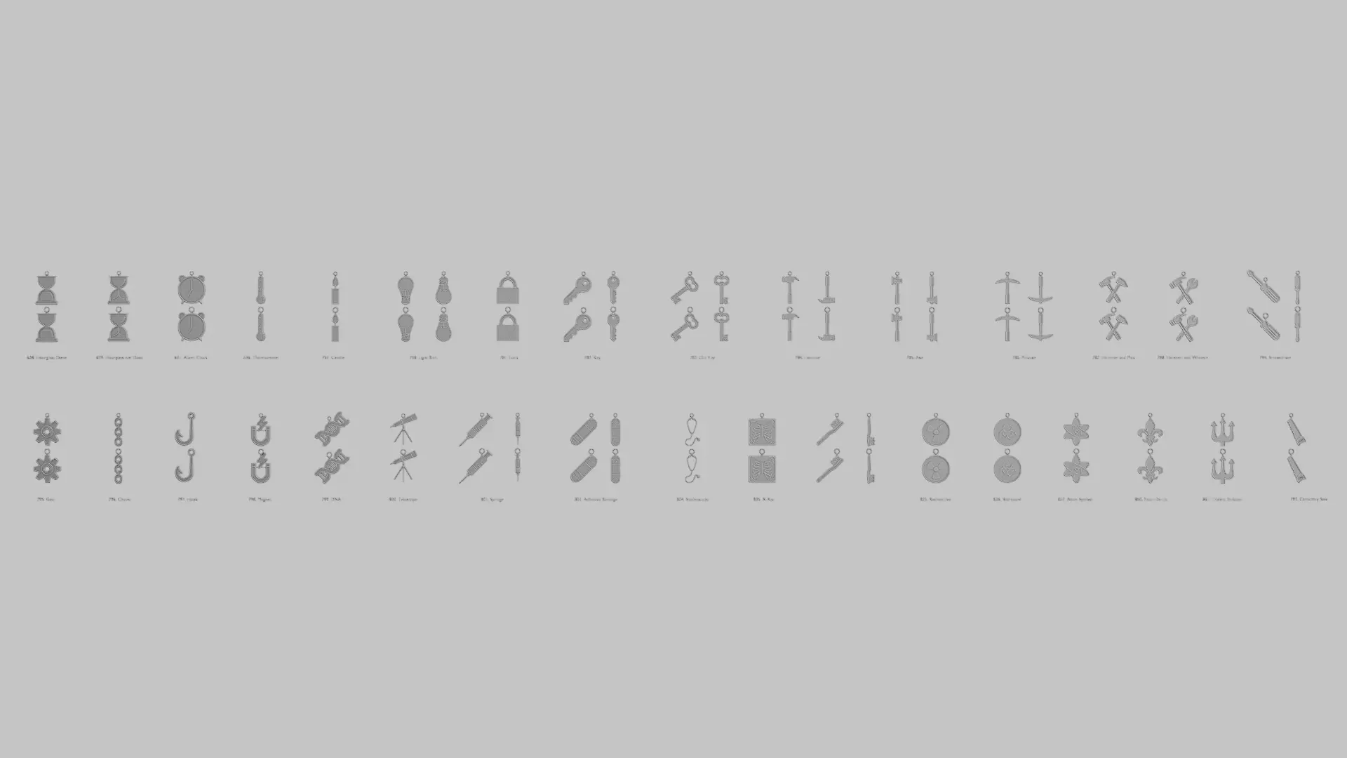 Arcane Machines Pendant Pack Original Blend STL Collection 3D print model_0