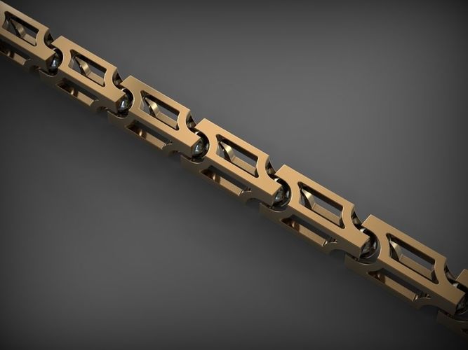 Chain Link 96 3D print model