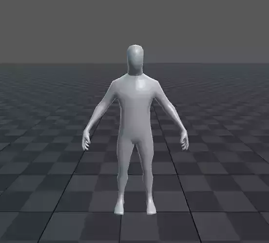 Low Poly Humen - Fully Rigged 3D Model