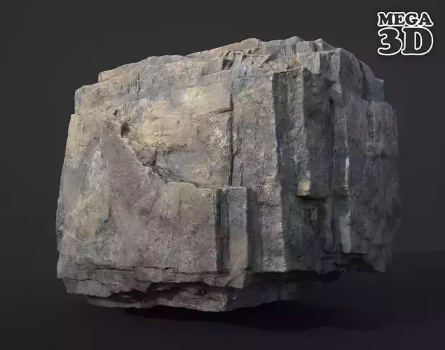Realistic Blocky Rock 08 250612