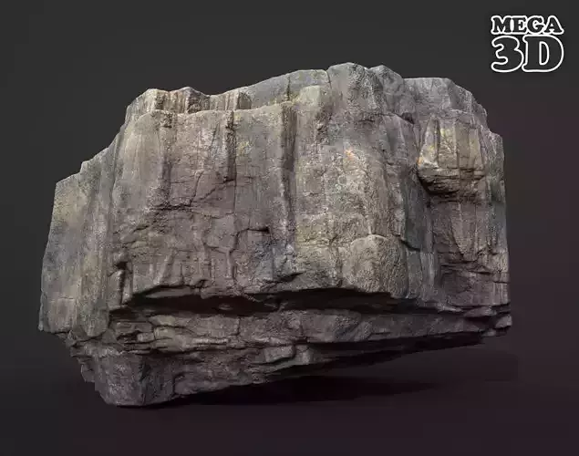 Realistic Blocky Rock 05 250612