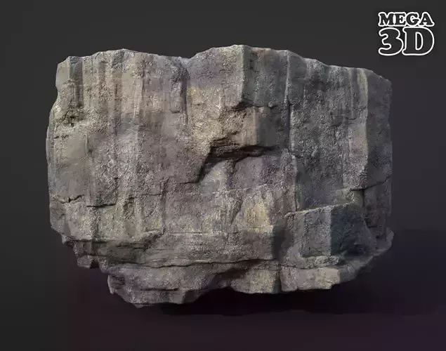 Realistic Blocky Rock 04 250612