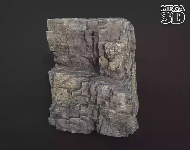 Realistic Blocky Rock 02 250612