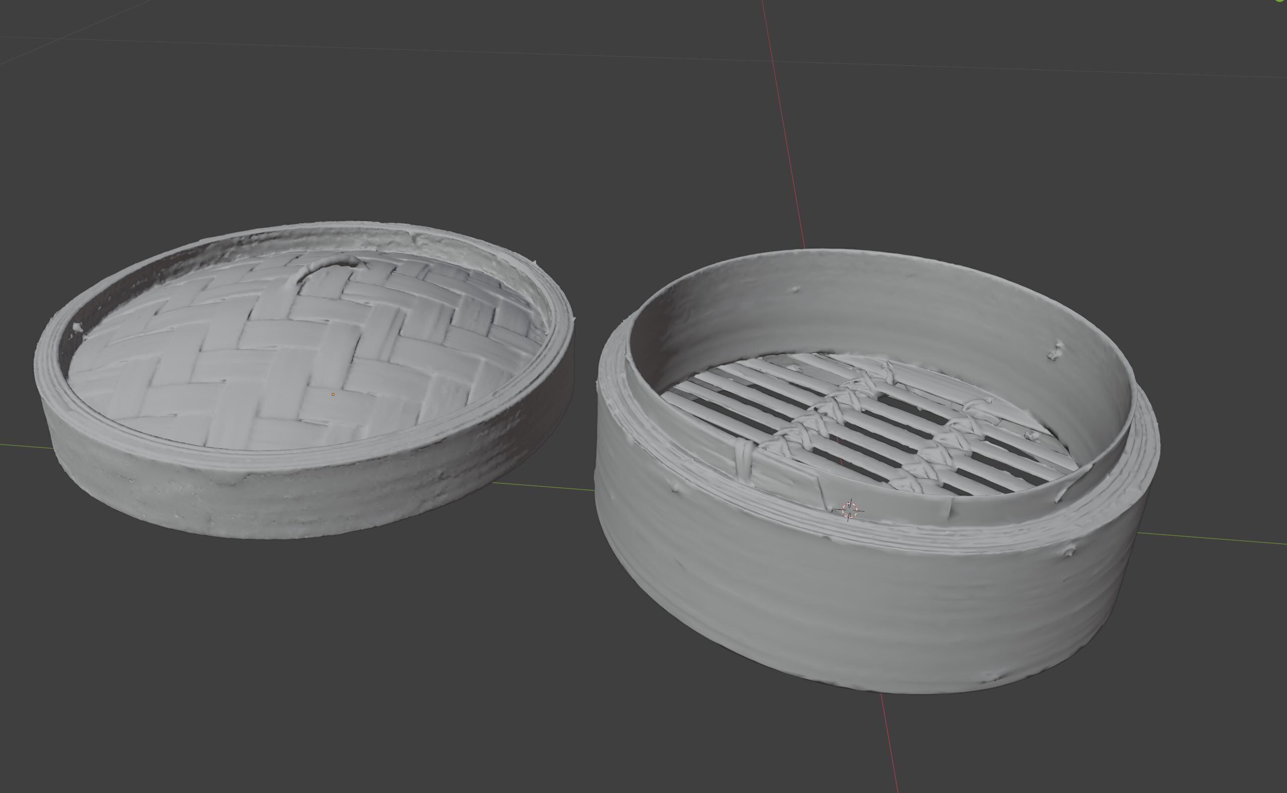 steam basket pack 3D model_1