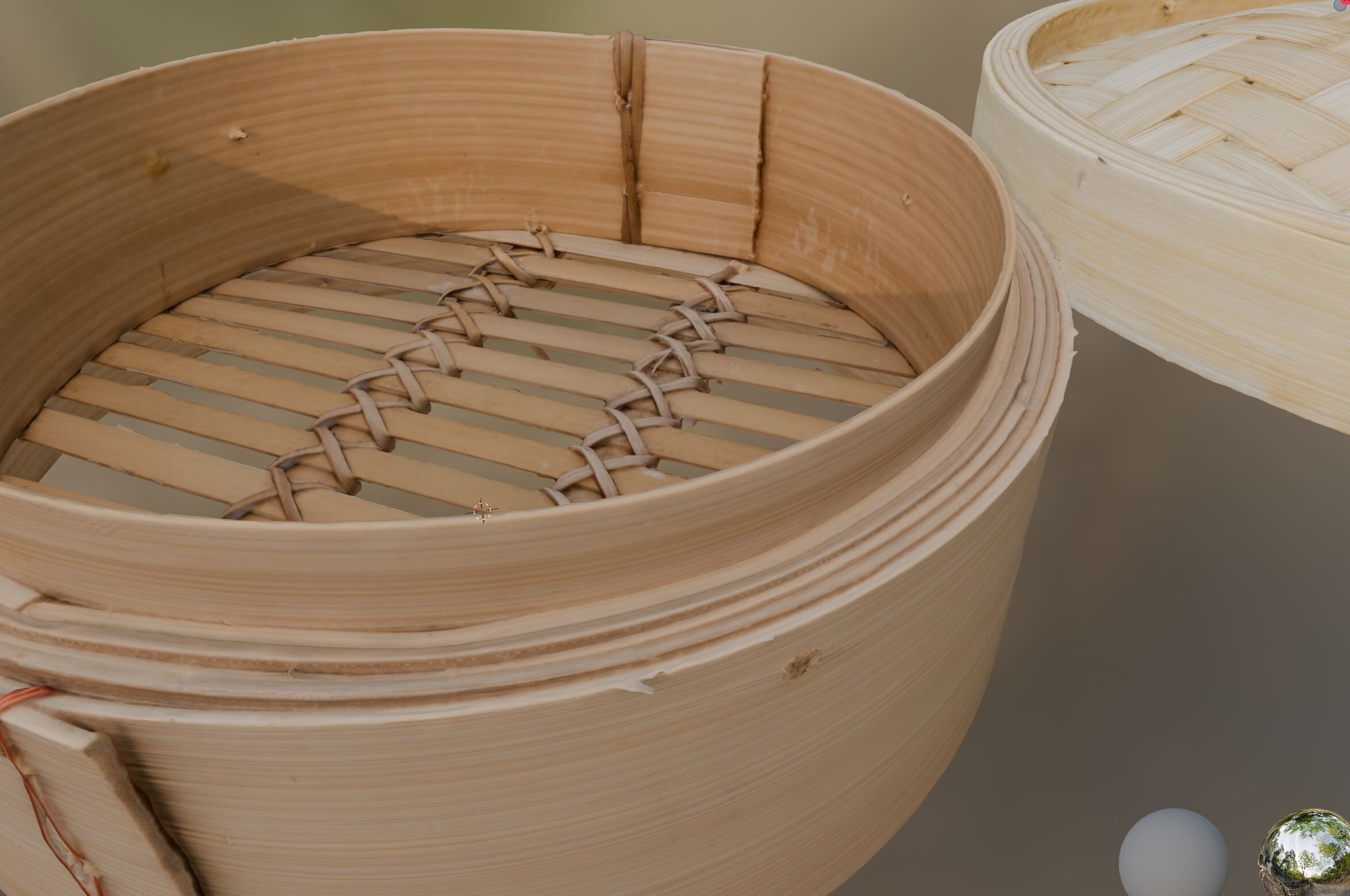 steam basket pack 3D model_2