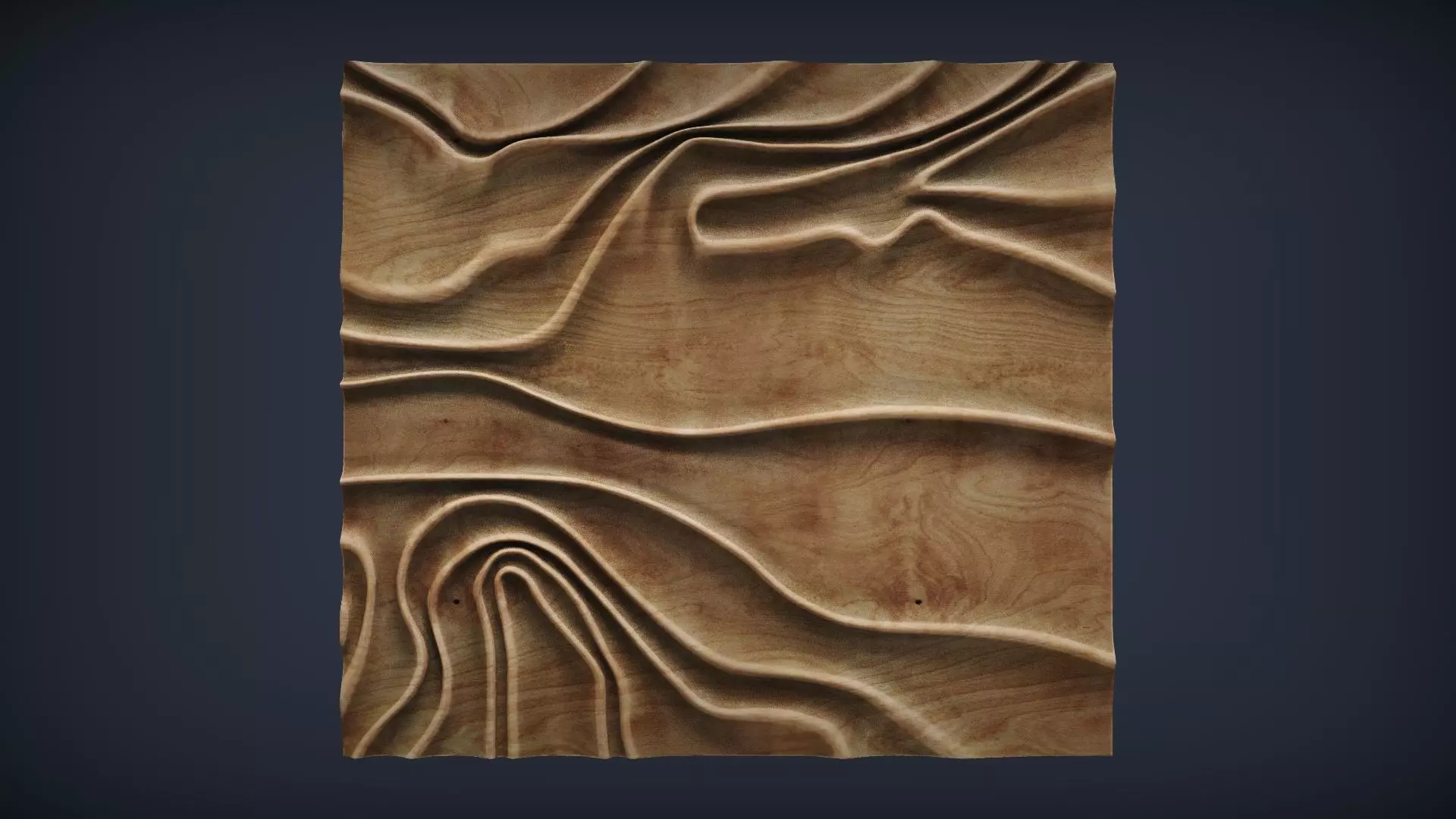 Wavy Wall Art Panel 3D print model