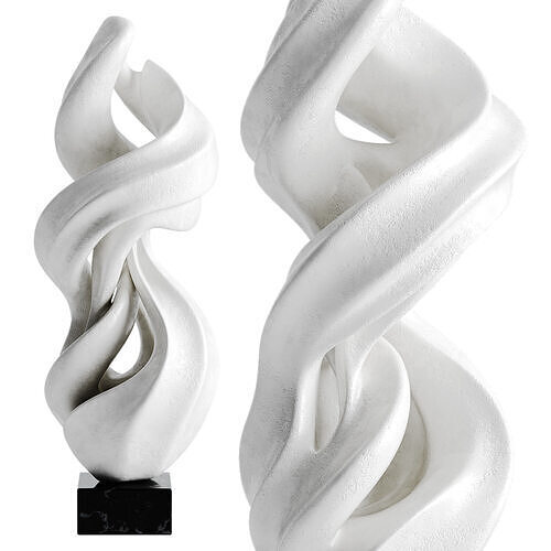 Bas relief abstraction Low-poly 3D model