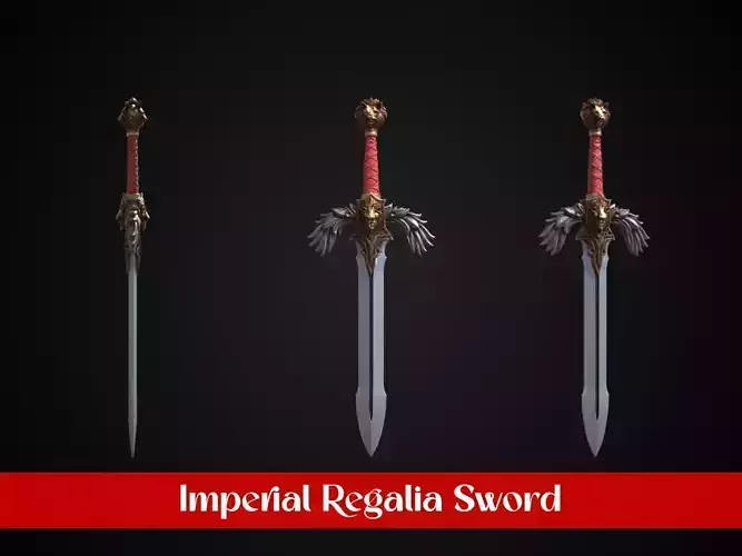 Stylized Lionheart Sword - Imperial Regalia