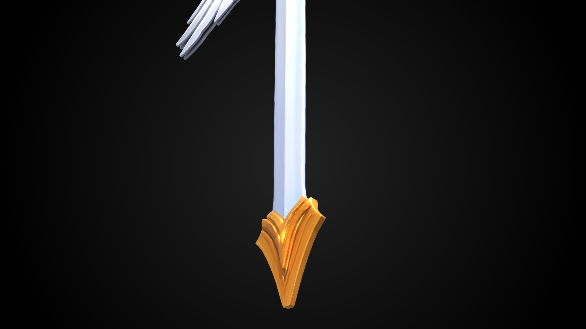 Stylized Sword - Paladin Sword Celestial Verdict - Game Ready 3D model_10