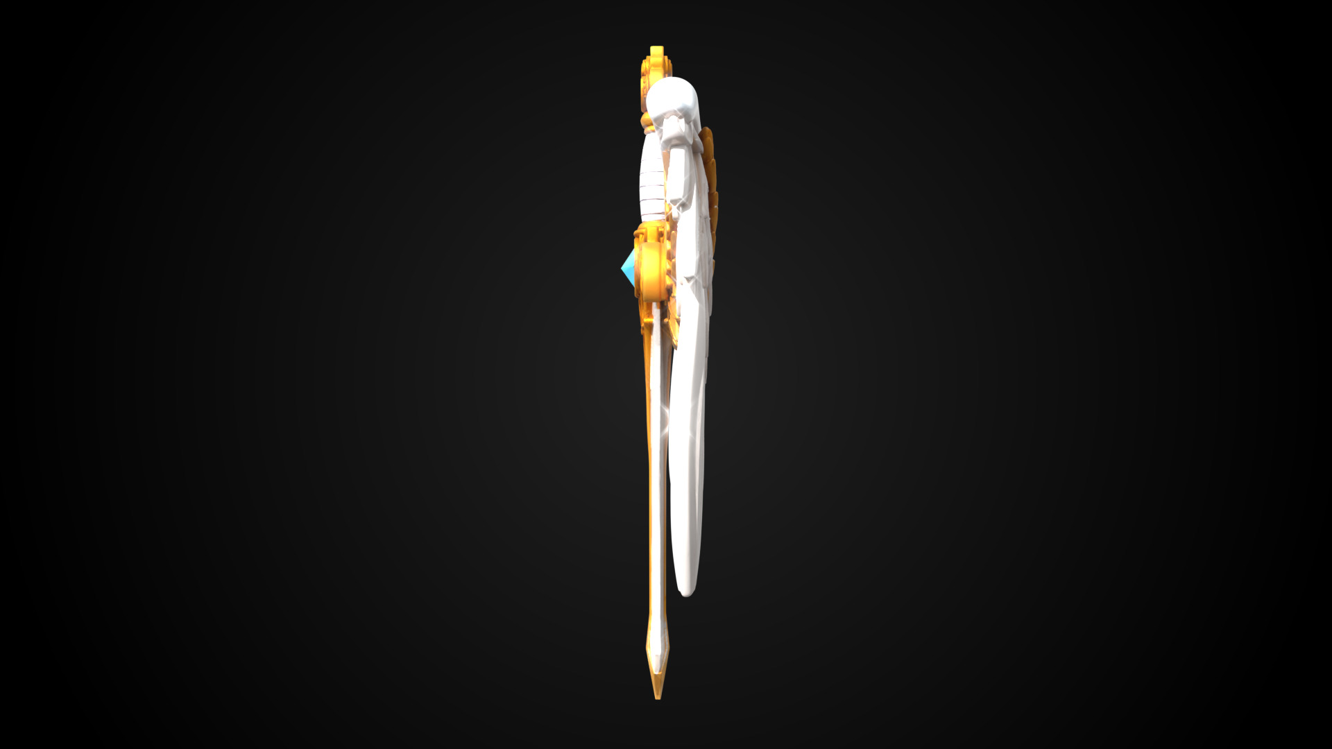 Stylized Sword - Paladin Sword Divine Ascension - Game Ready 3D model_7