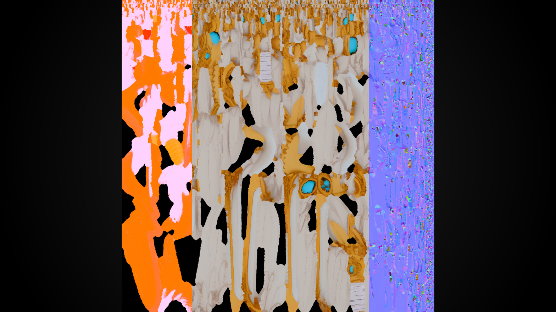 Stylized Sword - Paladin Sword Divine Ascension - Game Ready 3D model_13