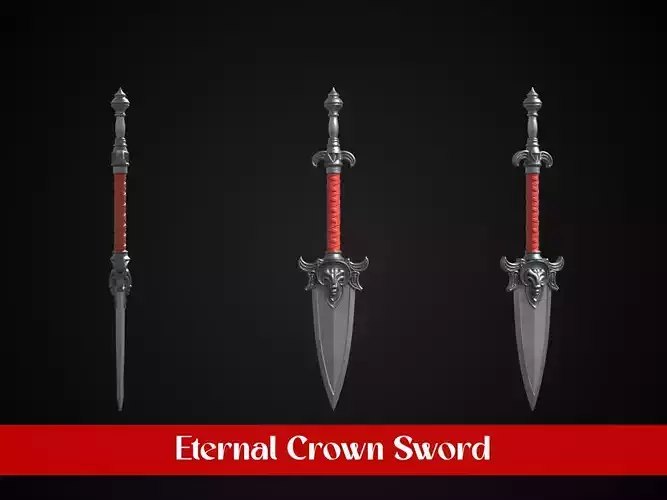 Stylized Lionheart Sword - Eternal Crownblade