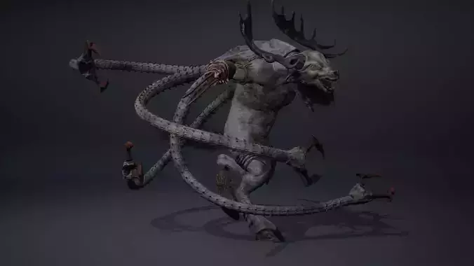 Nightstorm Fatty Brutal Low-poly 3D model