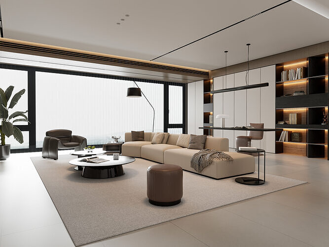 Italian living room 28 3D model