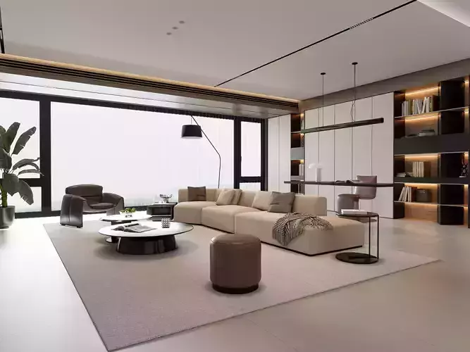 Italian living room 28 3D model