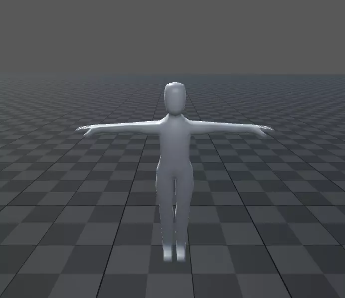 Free Low Poly Humen Model - Fully Rigged Free low-poly 3D model