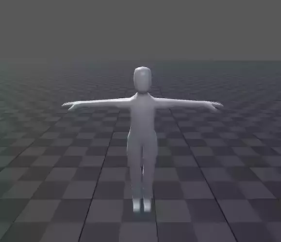 Free Low Poly Humen Model - Fully Rigged