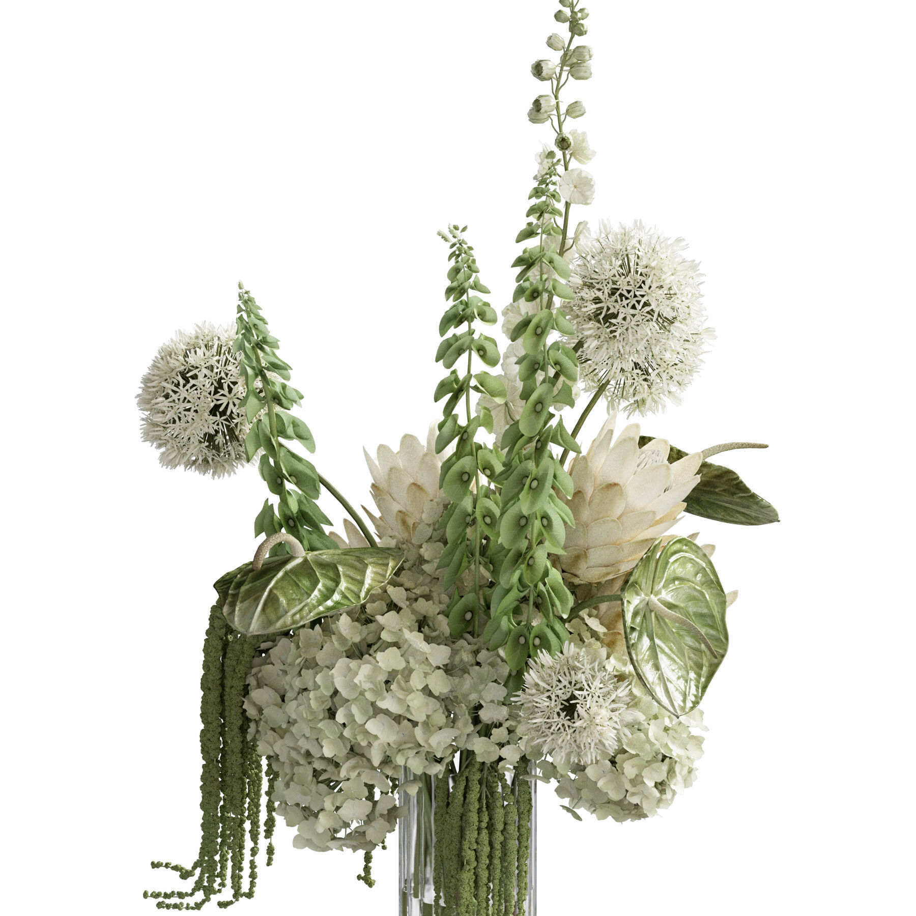 Flower In Vase 66 3D model_3