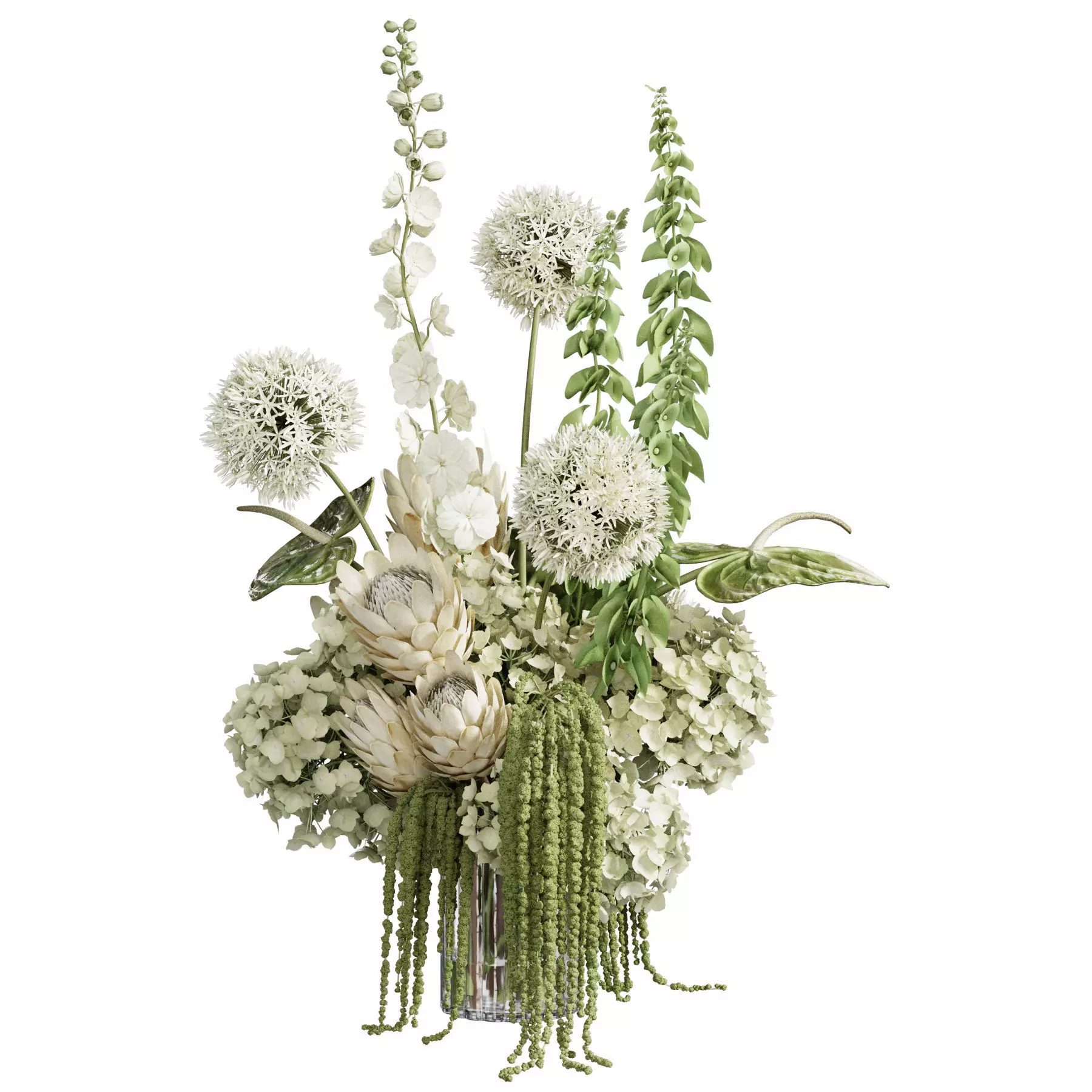 Flower In Vase 66 3D model_0