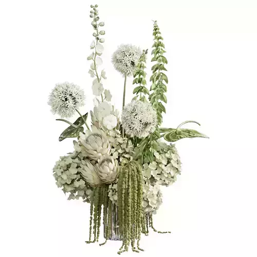 Flower In Vase 66 3D model Flower In Vase 66 3D model