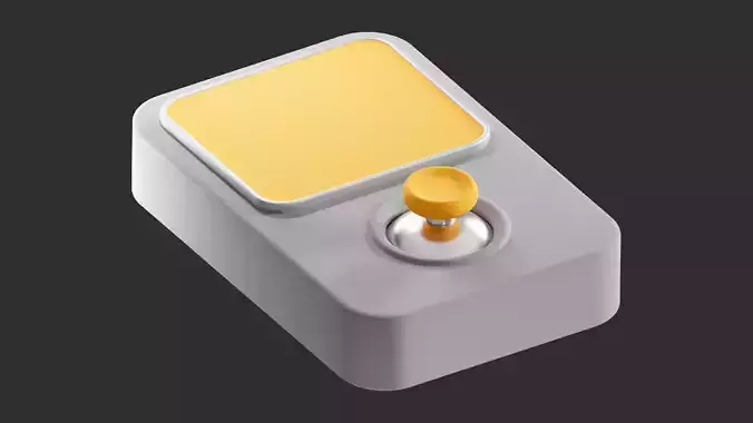 Low Poly Gadget with Screen