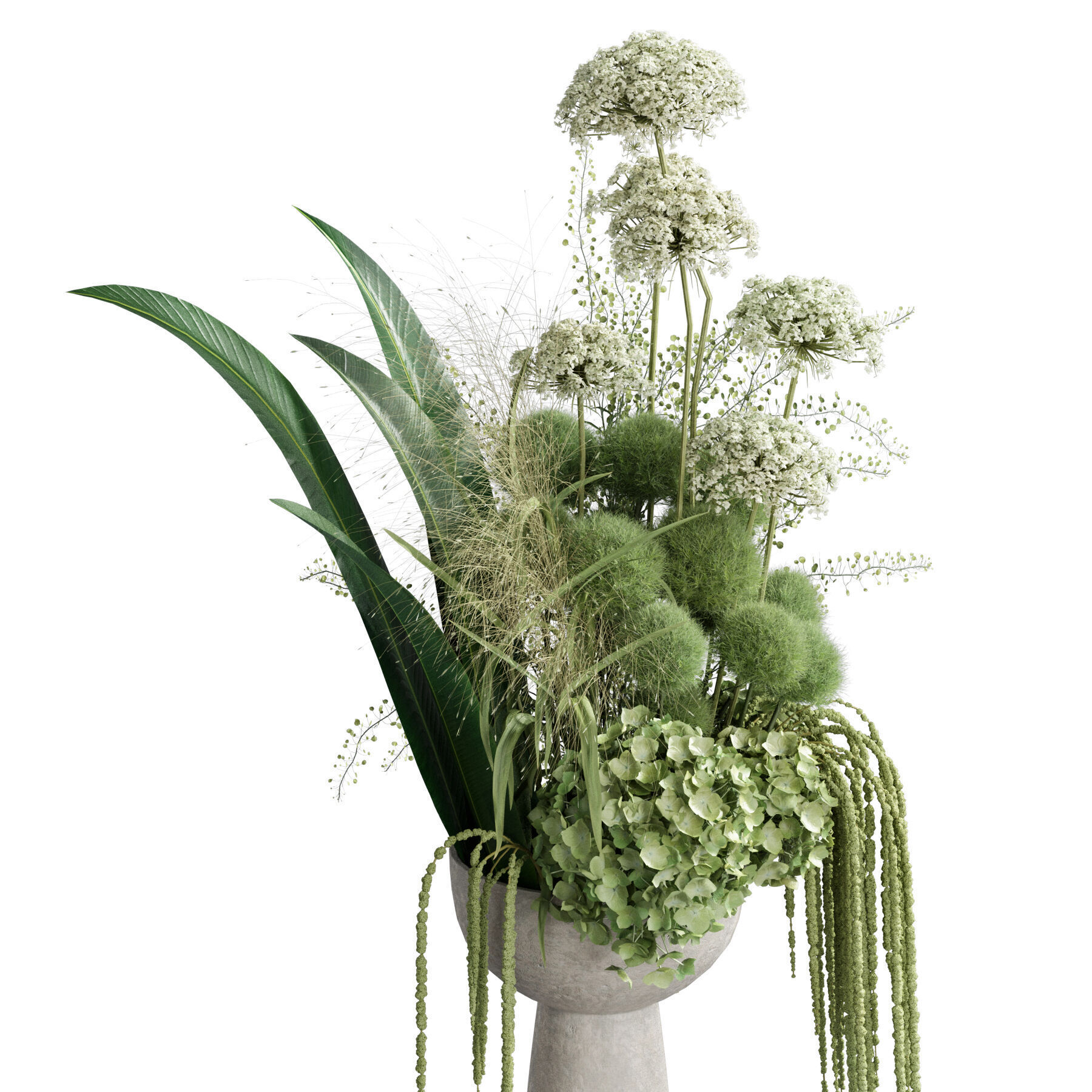 Flower In Vase 67 3D model_2