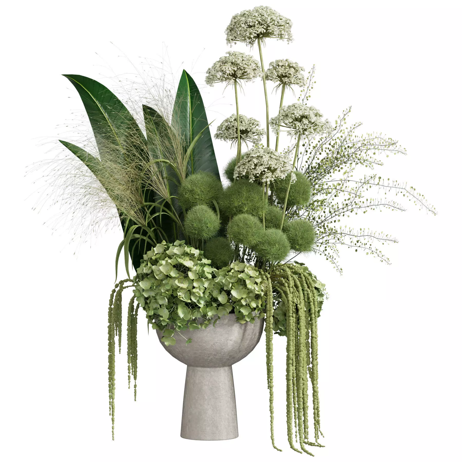 Flower In Vase 67 3D model_0