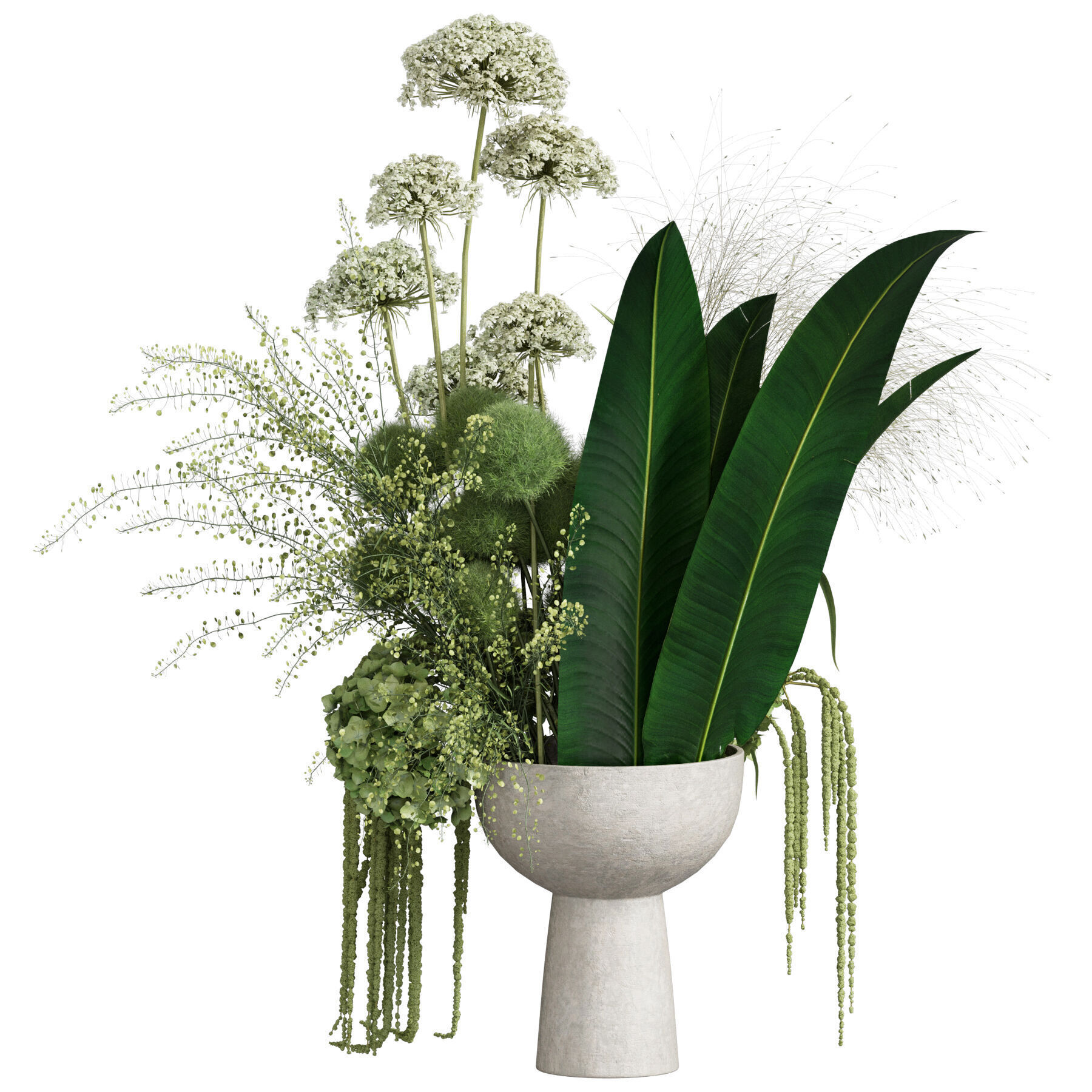 Flower In Vase 67 3D model_1