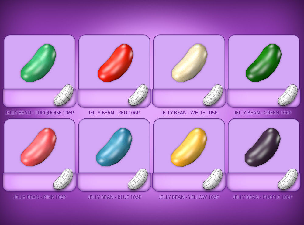 Candy Heaven Pack Low-poly 3D model_7