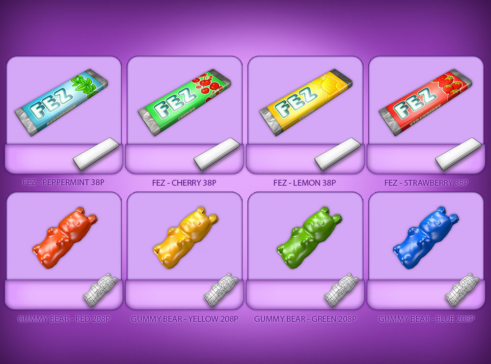 Candy Heaven Pack Low-poly 3D model_2