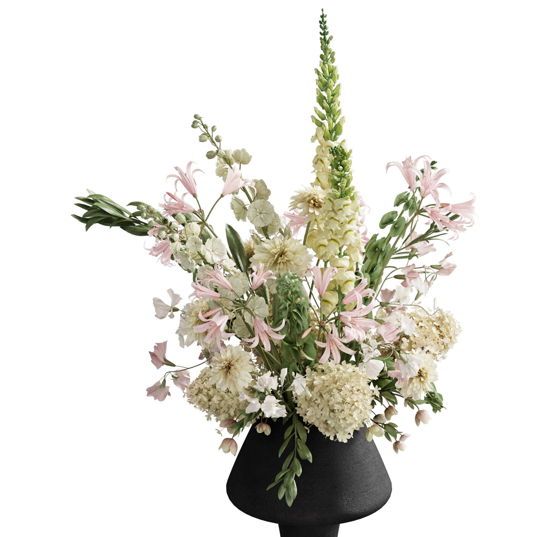 Flower In Vase 69 3D model_2