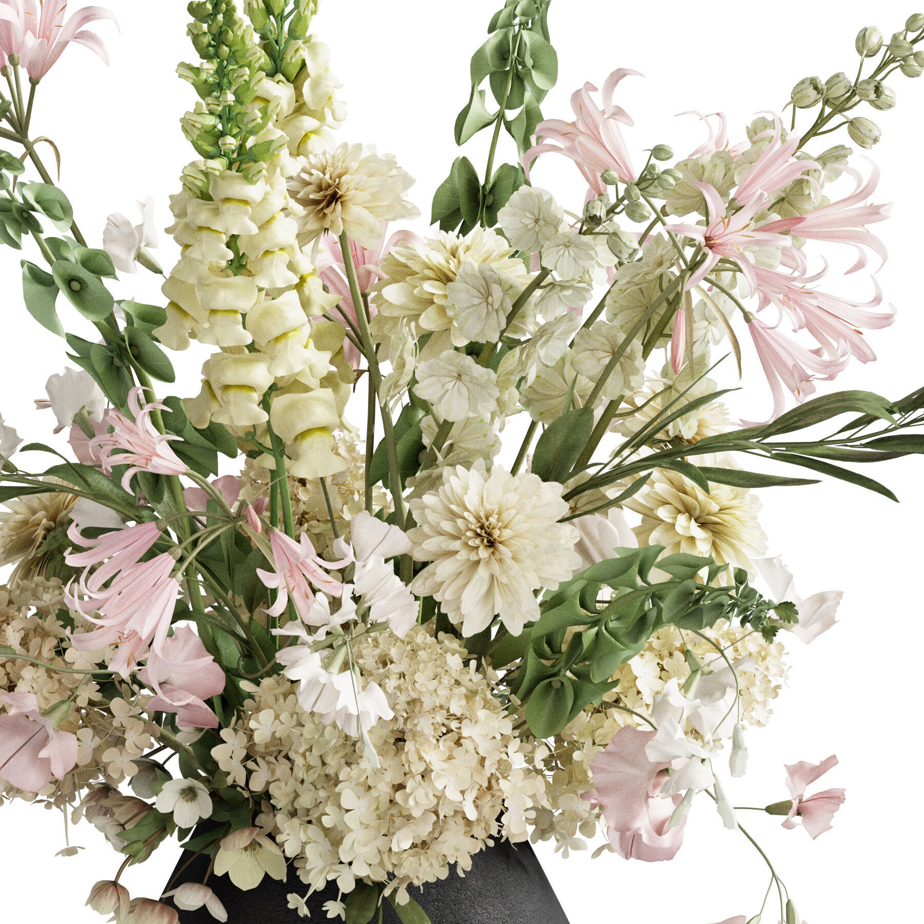 Flower In Vase 69 3D model_3