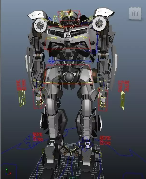 Transformers the big wasp Free 3D model