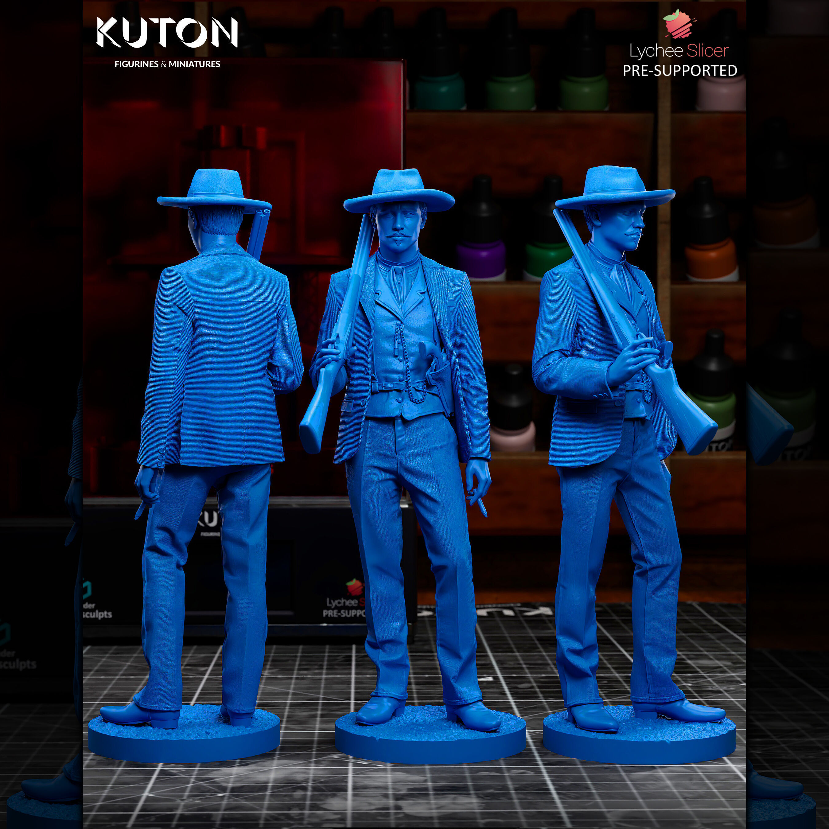 Doc Holliday 3D print model_8