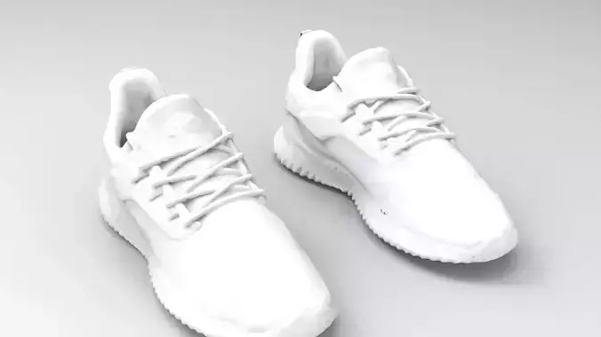 White running shoes