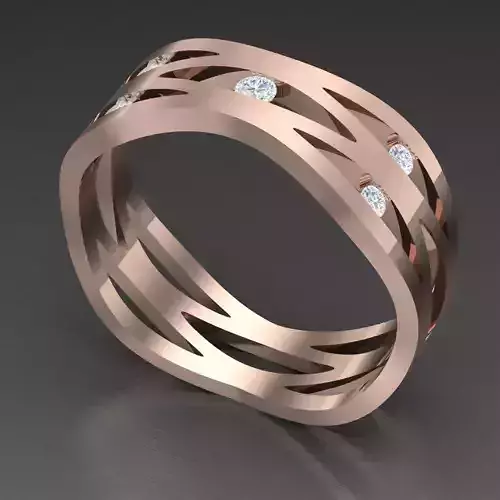 Diamond Accent Men Ring 4MR095