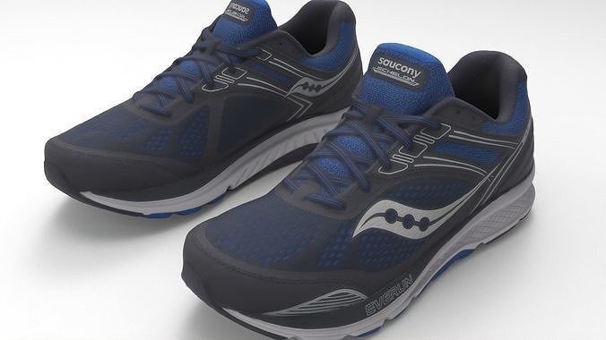 Saucony echelon shoes Low-poly 3D model