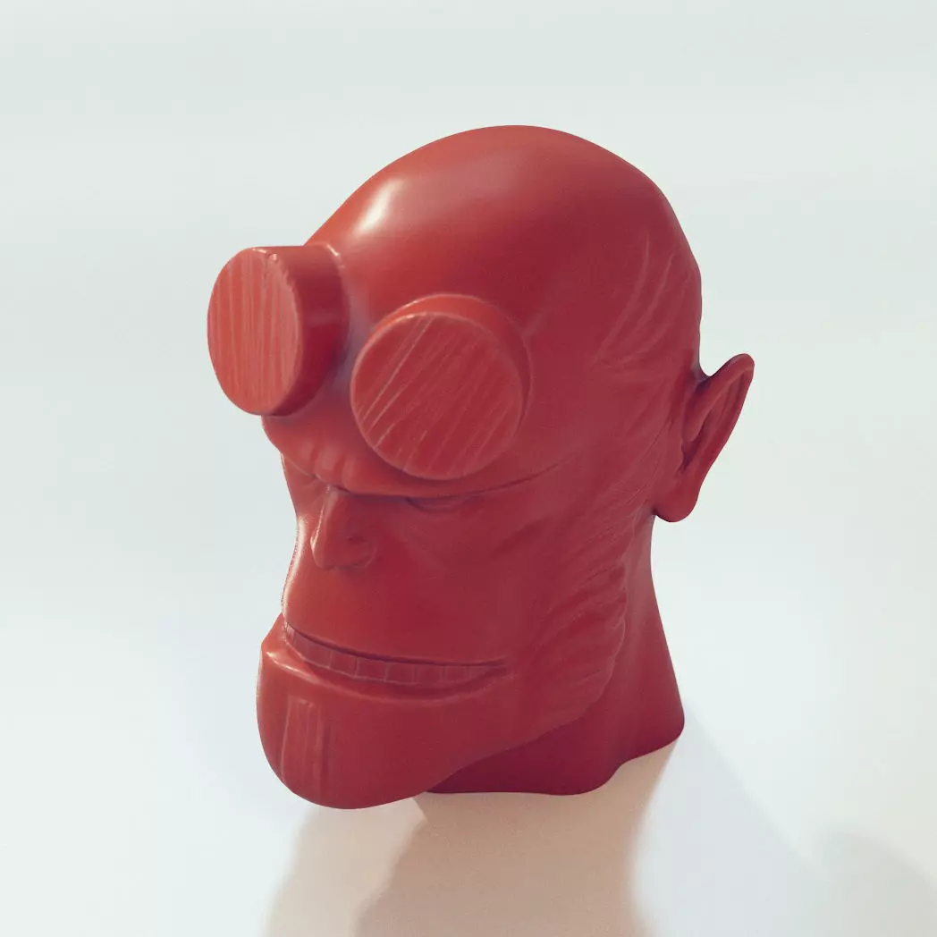 Hellboy Bust Free 3D print model