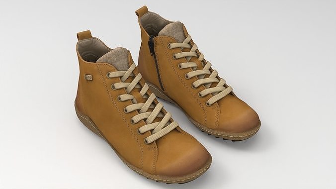 remonte boots Low-poly 3D model