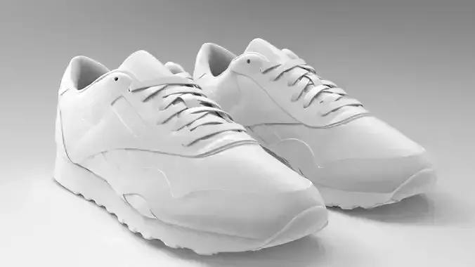 Reebok white shoes