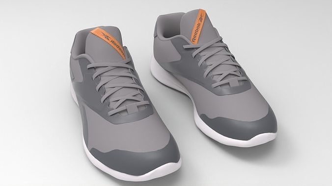 Reebok Running shoes Low-poly 3D model