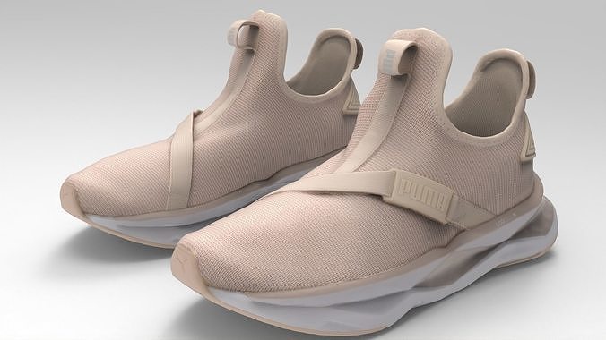 puma sneakers Low-poly 3D model