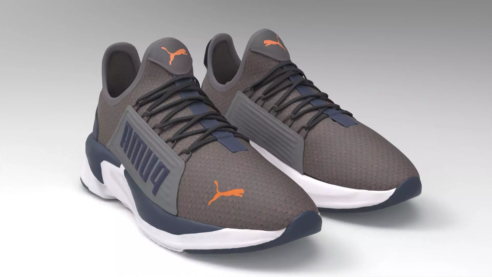 Puma Running shoes 002 Low-poly 3D model_0